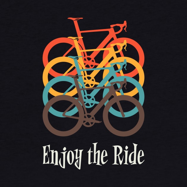 Enjoy the Ride Cycling by RoeArtwork